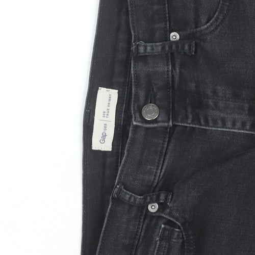 Gap 1969 Men's Black Skinny Jeans 30W 30L Denim Stretch
