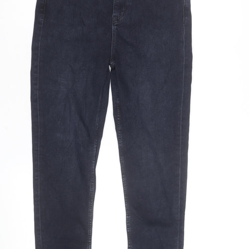 Marks and Spencer Women Blue Size 10 Skinny Stretch Jeans