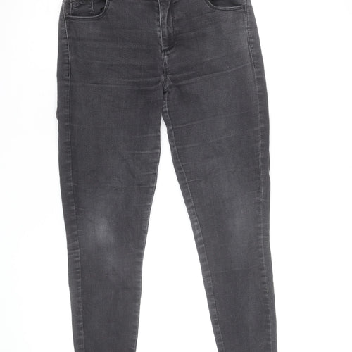 ELLIS Women's Black Skinny Jeans Size 10 Slim Fit Stretch Denim