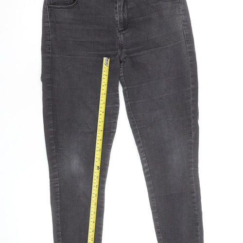 ELLIS Women's Black Skinny Jeans Size 10 Slim Fit Stretch Denim