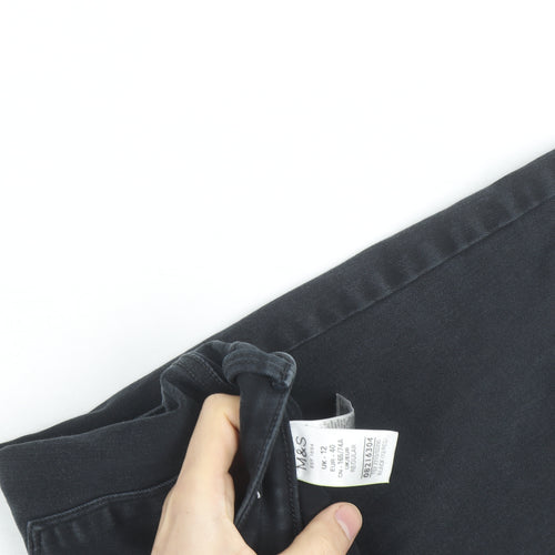 Marks and Spencer Women's Black Skinny Jeans Size 12 Regular