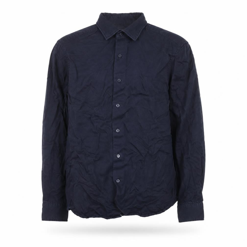 Marks and Spencer Autograph Men's Blue Lyocell Long Sleeve Shirt M