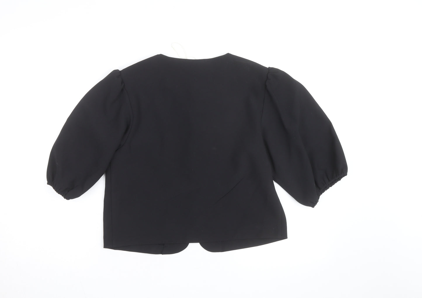 Marks and Spencer Women's Black Button Blouse Size 10 Regular