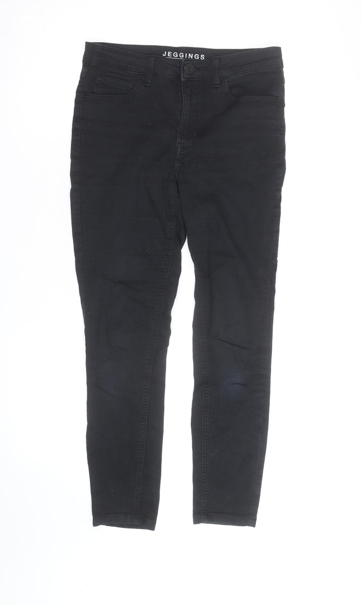 Marks and Spencer Women's Black Size 10 Jegging Trousers Denim Stretch