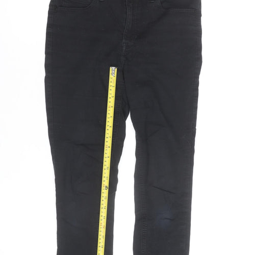 Marks and Spencer Women's Black Size 10 Jegging Trousers Denim Stretch