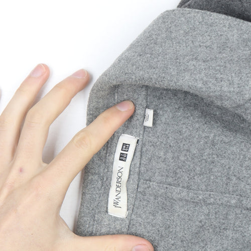 JW Anderson x Uniqlo Men's Grey Wool Overcoat XS