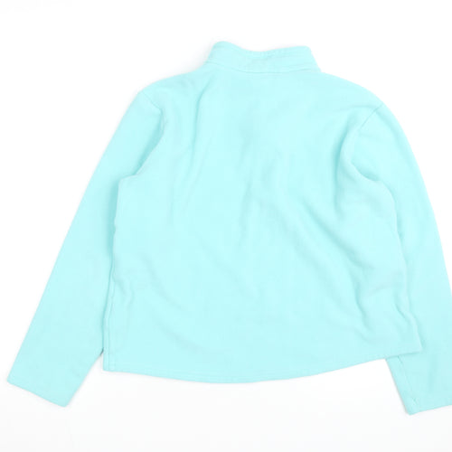 Quechua Girls Blue Fleece 1/4 Zip Pullover Sweatshirt 14-15 Years