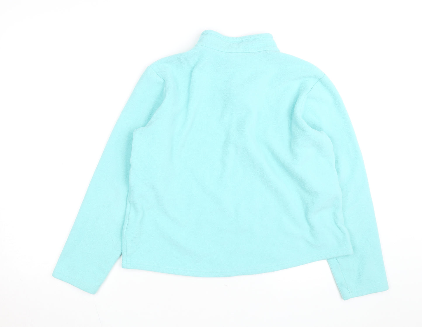 Quechua Girls Blue Fleece 1/4 Zip Pullover Sweatshirt 14-15 Years