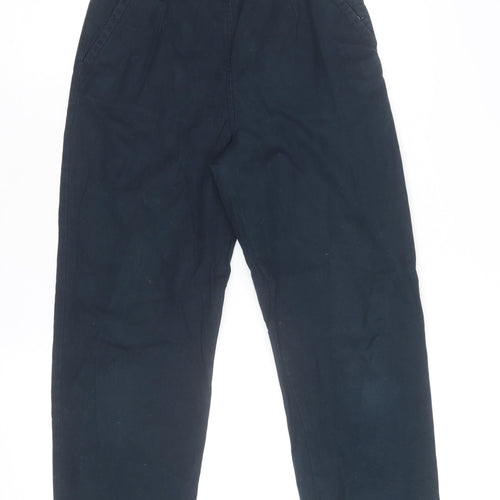 Monsoon Womens Blue Chino Trousers Size 8 Straight Leg