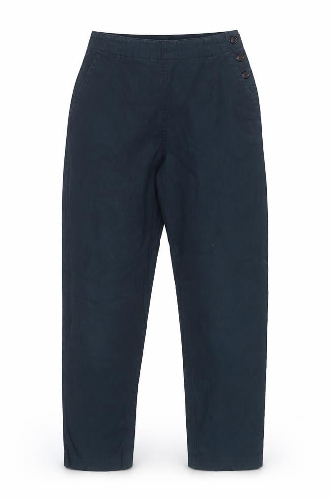 Monsoon Womens Blue Chino Trousers Size 8 Straight Leg