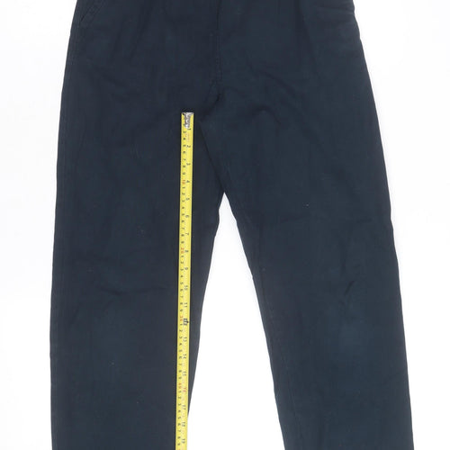 Monsoon Womens Blue Chino Trousers Size 8 Straight Leg