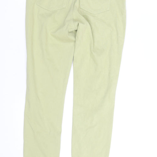 Uniqlo Womens Green Cotton Stretch Skinny Jeggings Size M