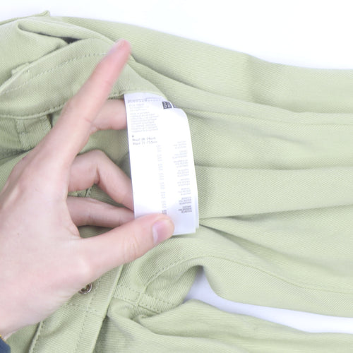 Uniqlo Womens Green Cotton Stretch Skinny Jeggings Size M