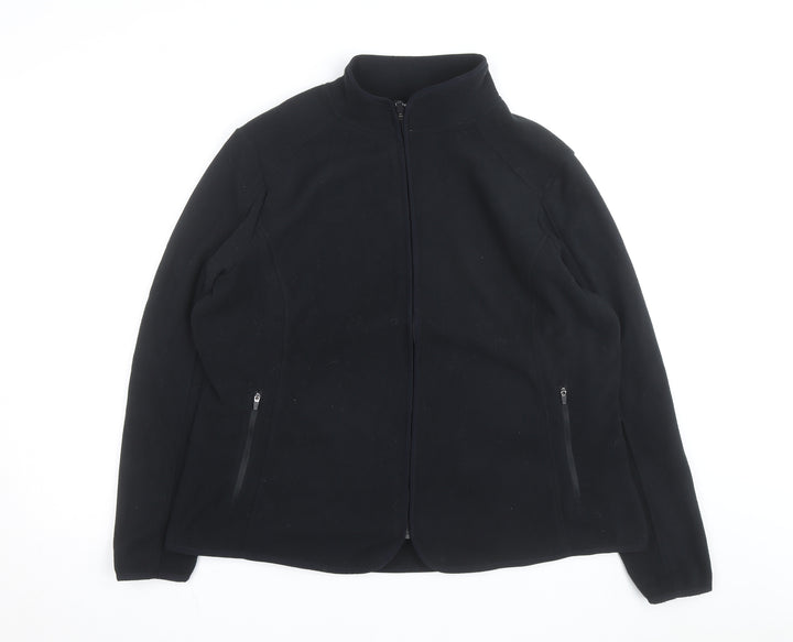 Dunnes Stores Men's Black Fleece Full Zip Jacket XL