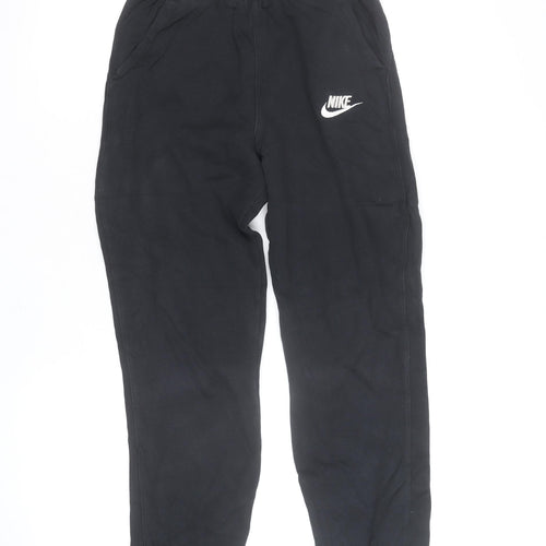 Nike Boys Black XL Jogger Sweatpants Fleece Elastic Waist Comfort Fit