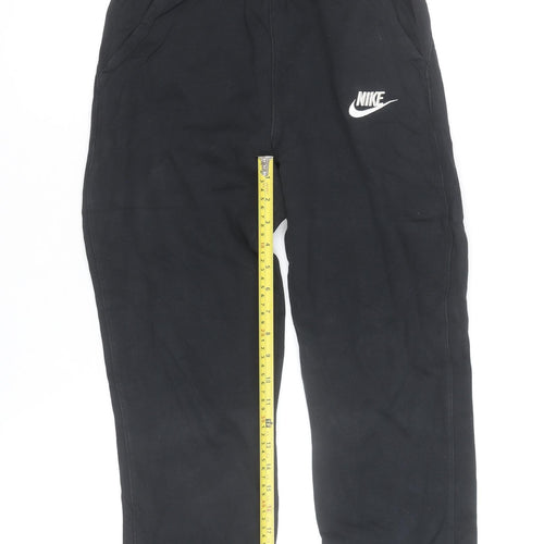 Nike Boys Black XL Jogger Sweatpants Fleece Elastic Waist Comfort Fit