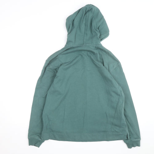 Sweaty Betty Unisex Green S Pullover Hoodie Cotton Blend