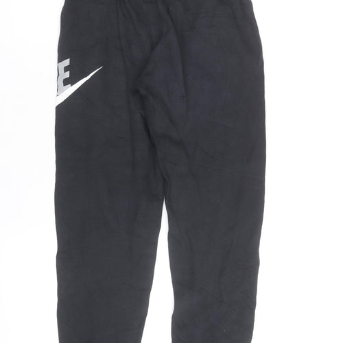 Nike Men's Black Jogger Fleece Sweatpants L Regular Fit