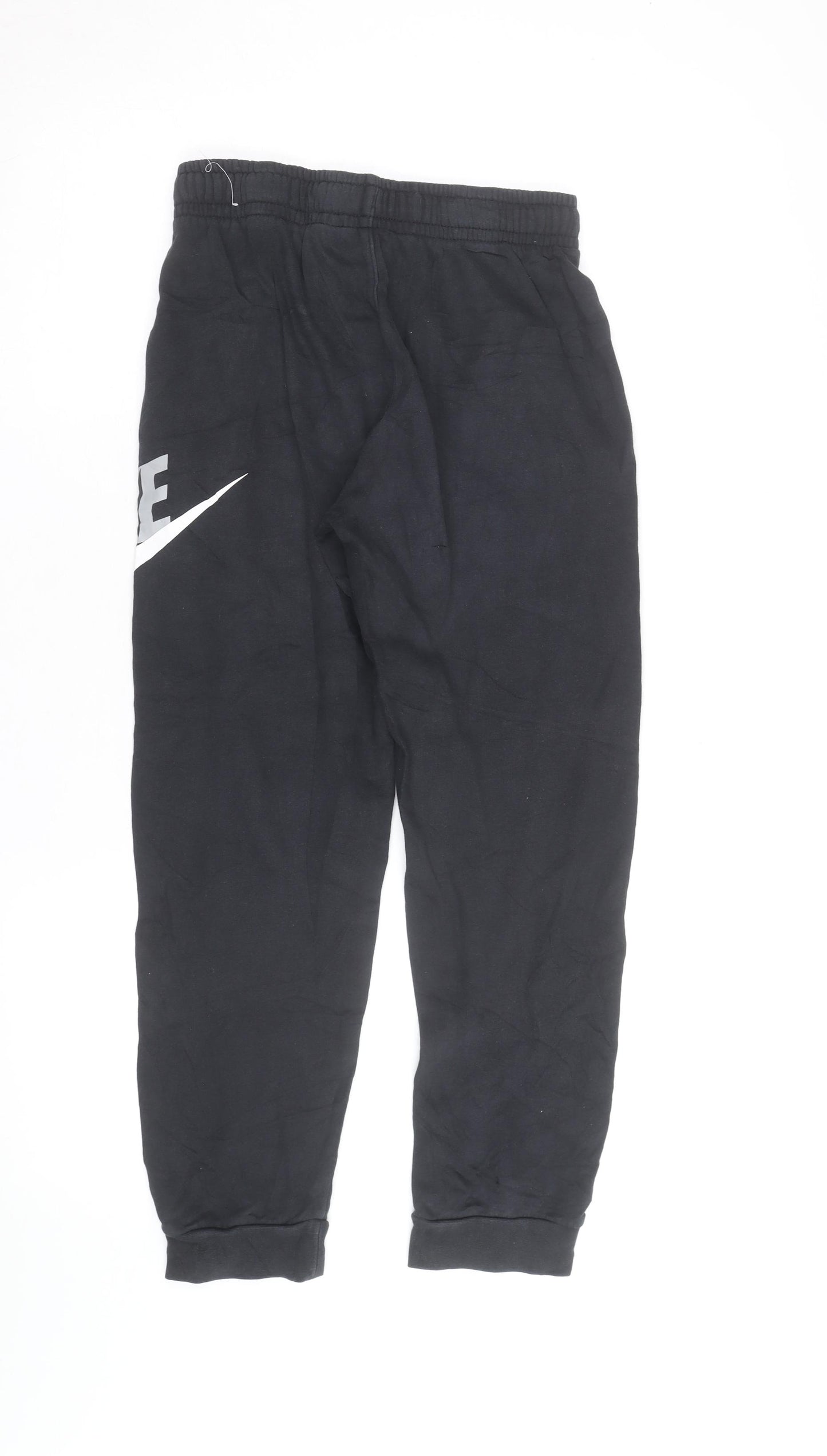 Nike Men's Black Jogger Fleece Sweatpants L Regular Fit