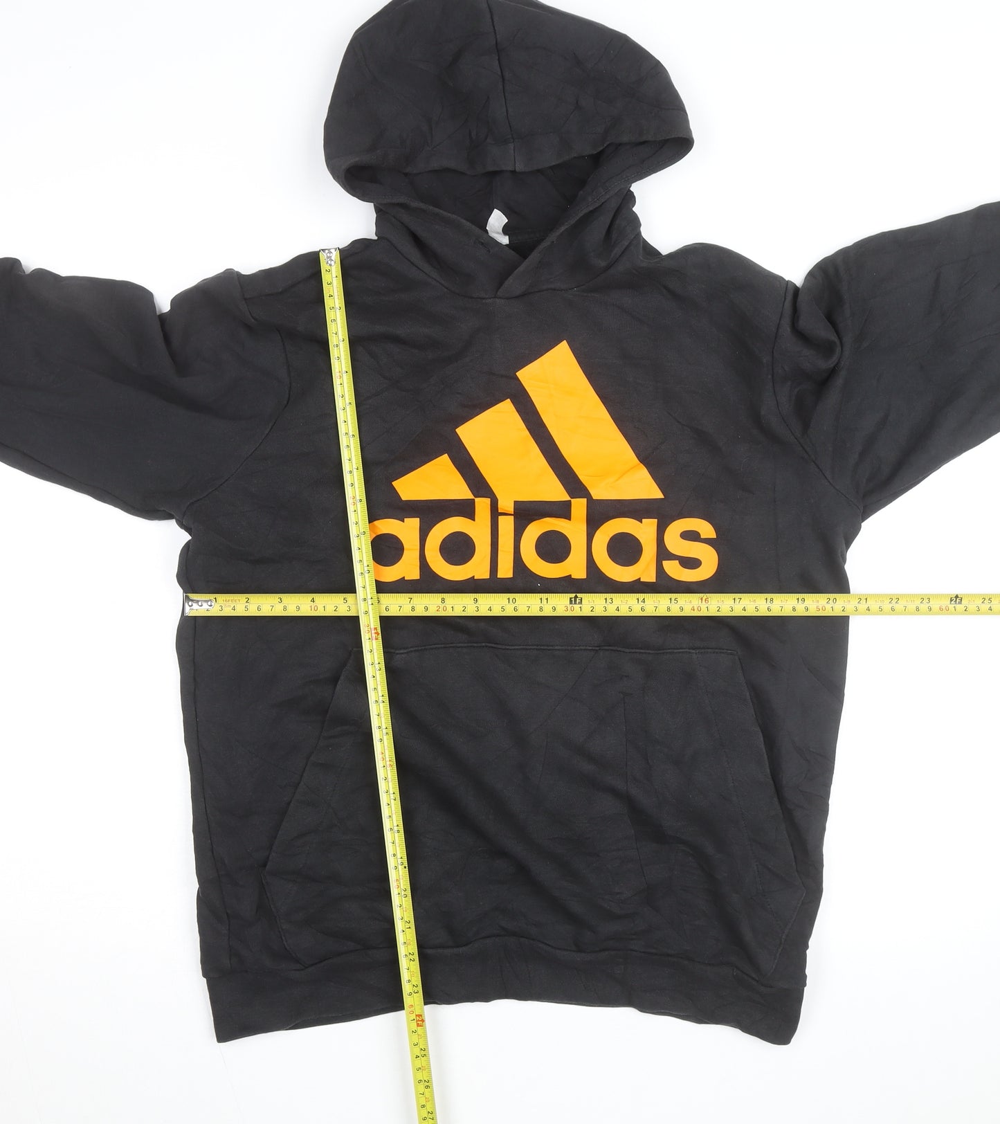 Adidas Men's Black Pullover Hoodie M Graphic Sportswear