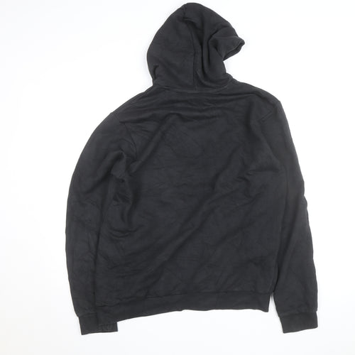 Adidas Men's Black Pullover Hoodie M Graphic Sportswear