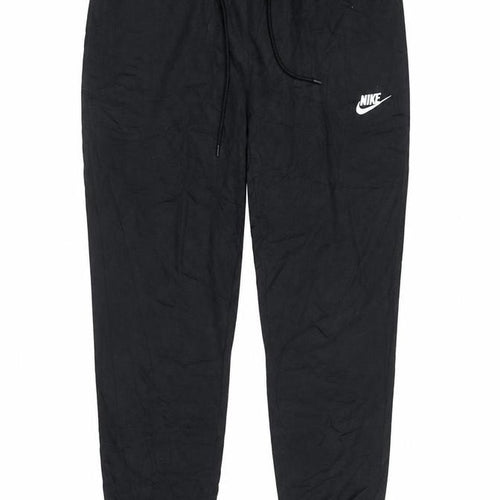 Nike Men’s Black Jogger Sweatpants L Regular Fit French Terry
