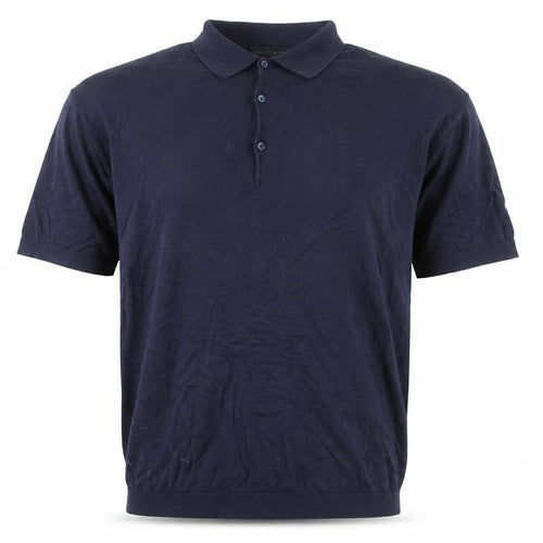 Chester Barrie Men’s Blue Cotton Polo Shirt Size L