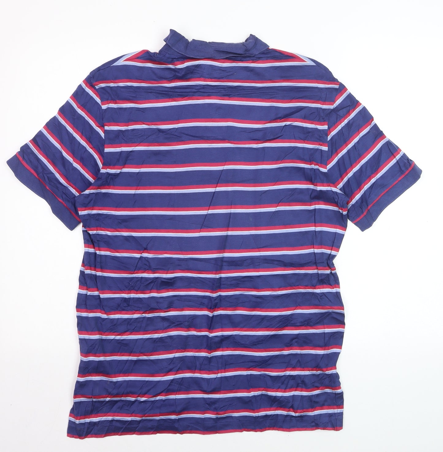 Ralph Lauren Polo Golf Men's Blue Striped Cotton Polo Shirt M