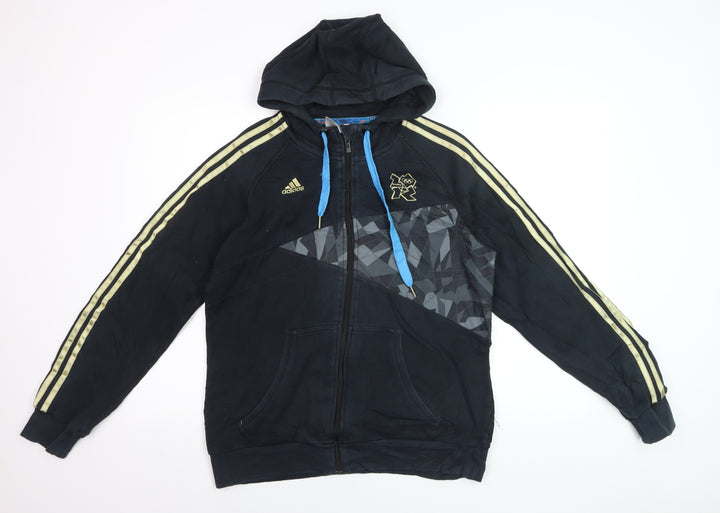 Adidas Men’s Black Full Zip London Olympics Hoodie Size M