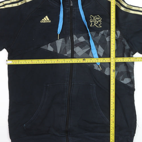 Adidas Men’s Black Full Zip London Olympics Hoodie Size M