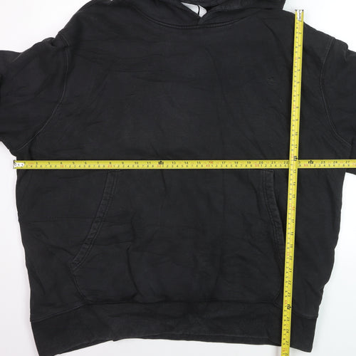 Adidas Men's Black 2XL Pullover Hoodie Cotton Fleece Sweatshirt