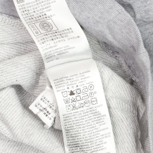 Levi's Men's Grey Logo Pullover Sweatshirt M Crew Neck Cotton