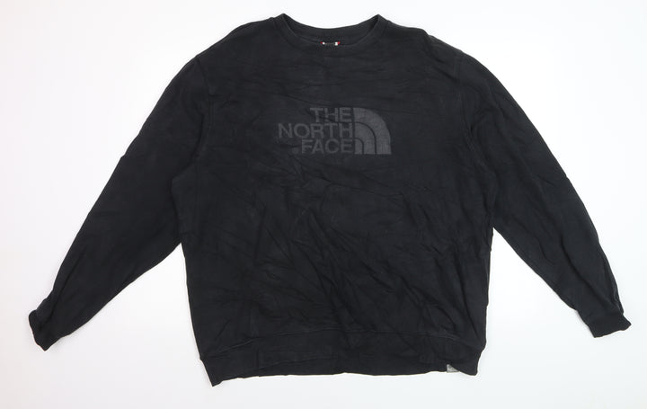 The North Face Men's Black XL Crew Neck Cotton Sweatshirt
