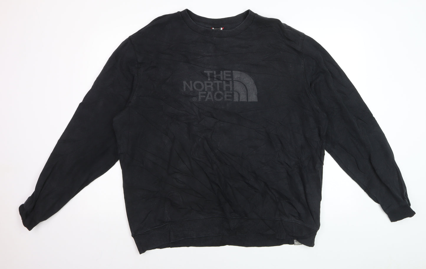 The North Face Men's Black XL Crew Neck Cotton Sweatshirt