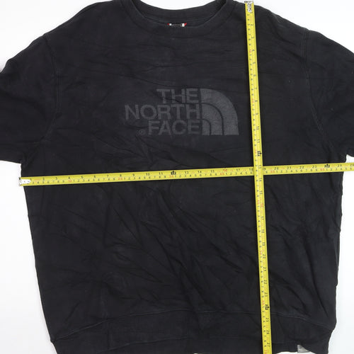 The North Face Men's Black XL Crew Neck Cotton Sweatshirt