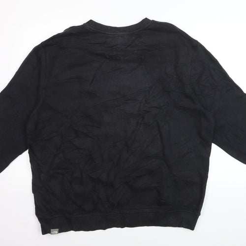 The North Face Men's Black XL Crew Neck Cotton Sweatshirt