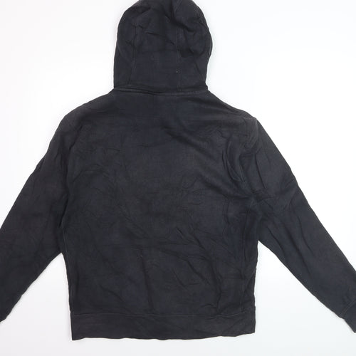 Nike Men’s Black Full Zip Hoodie Size M Regular Fleece Sportswear