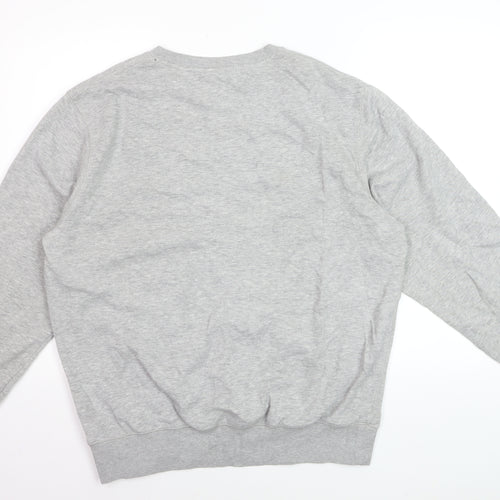 Champion Mens Grey XL Crew Neck Pullover Sweatshirt