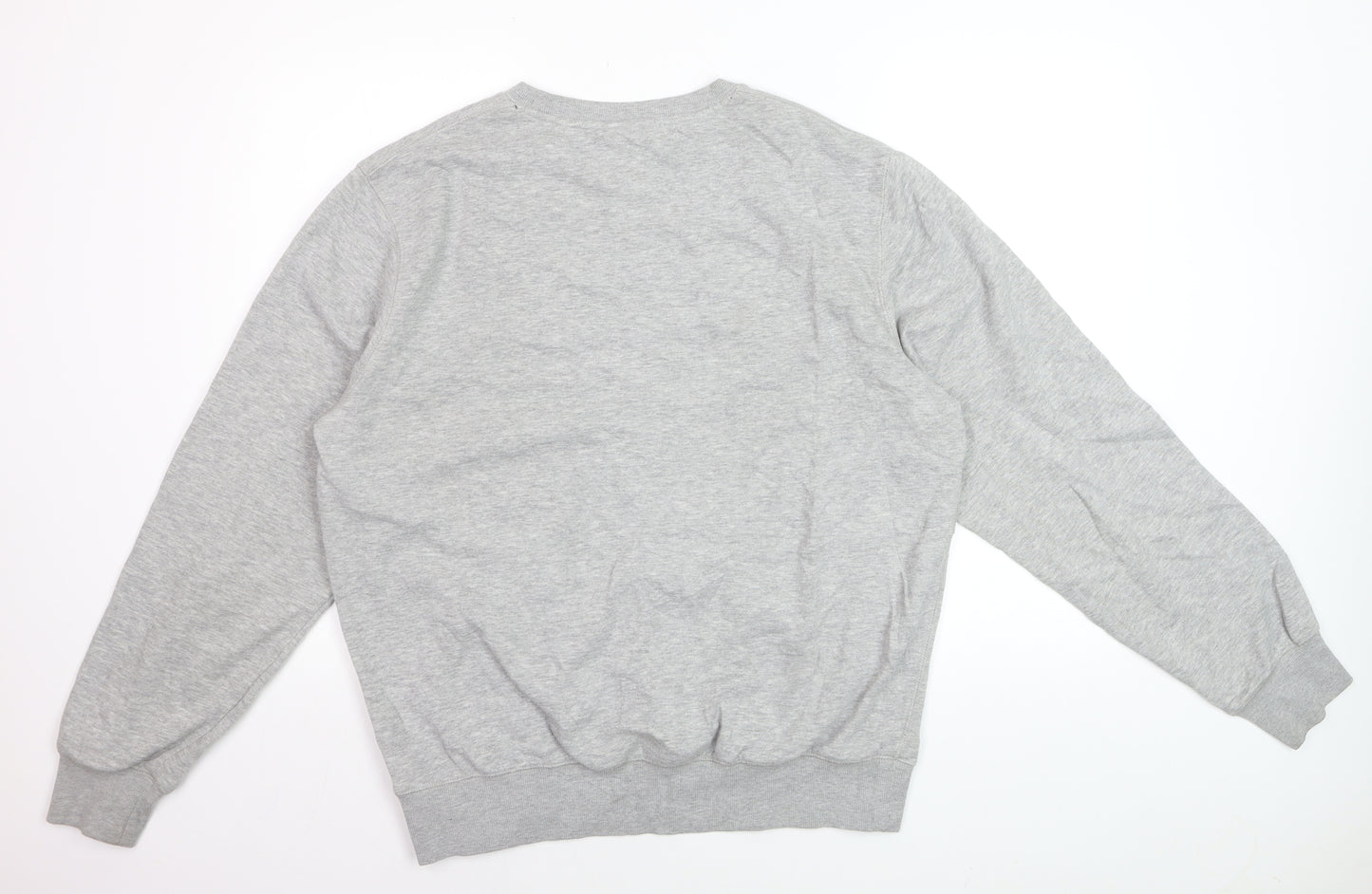 Champion Mens Grey XL Crew Neck Pullover Sweatshirt
