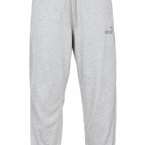 Puma Men's Grey Jogger Trousers Size L Elastic Waist Activewear