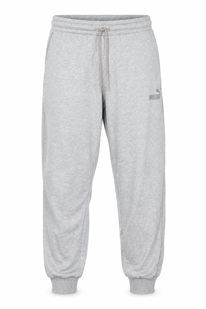 Puma Men's Grey Jogger Trousers Size L Elastic Waist Activewear
