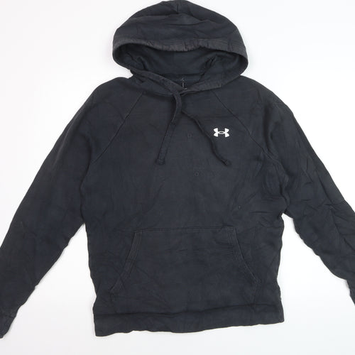 Under Armour Men's Black Pullover Hoodie Size S Fleece Sportswear