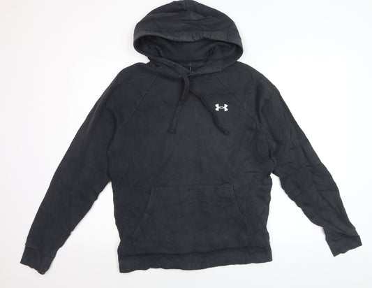 Under Armour Men's Black Pullover Hoodie Size S Fleece Sportswear