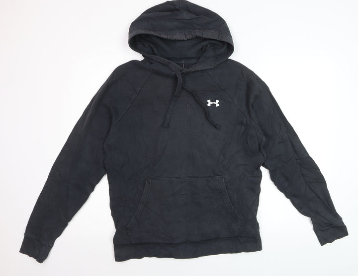 Under Armour Men's Black Pullover Hoodie Size S Fleece Sportswear