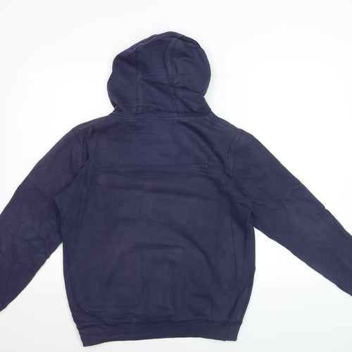 Champion Boys Blue Pullover Hoodie Youth 14 Years Casual Logo Fleece