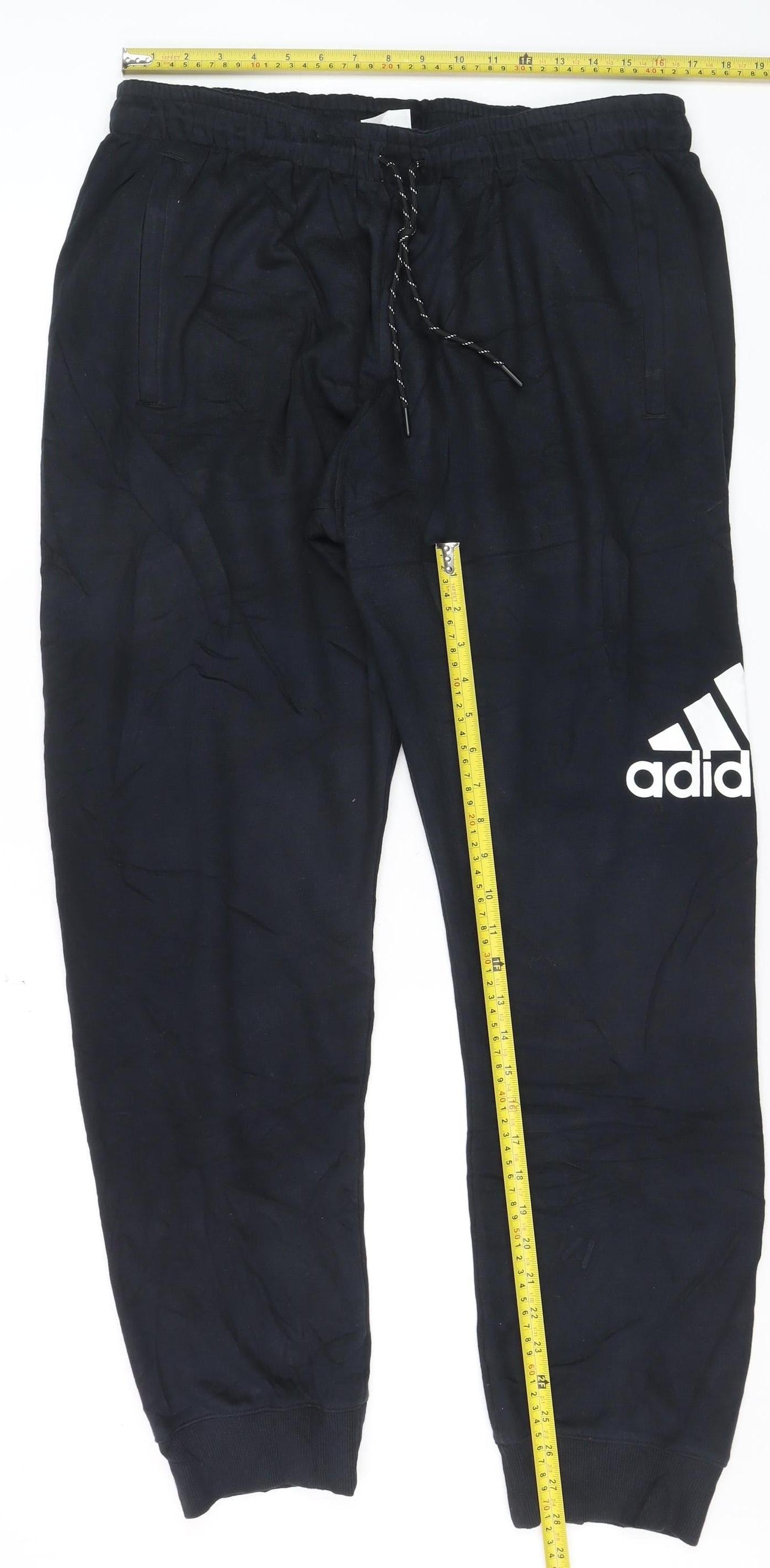 Adidas Men's Black XL Jogger Sweatpants Climalite Activewear
