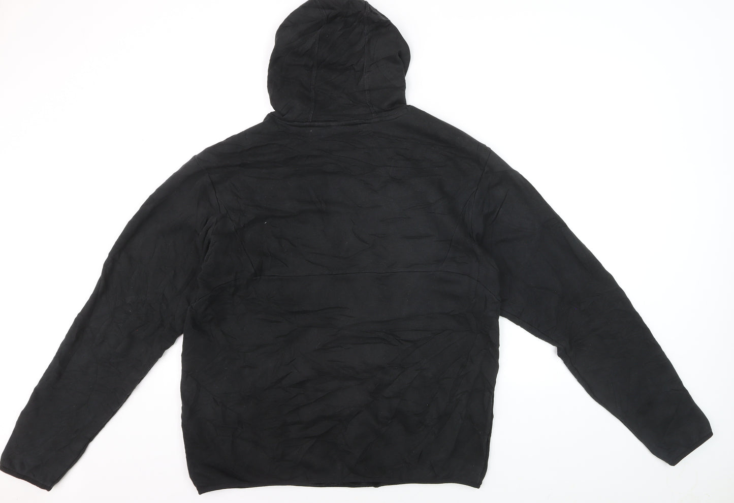 Puma Men's Black Pullover Hoodie L Sports Graphic Fleece
