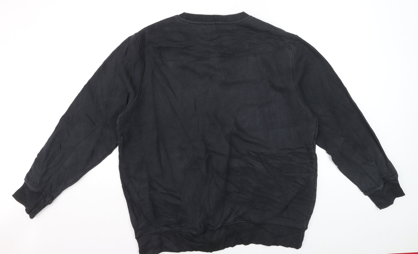 Reebok Men’s Black XL Pullover Sweatshirt Crew Neck Fleece