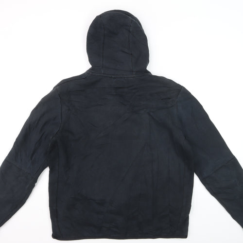 Nike Men's Black Full Zip Hoodie L Lightweight Sportswear