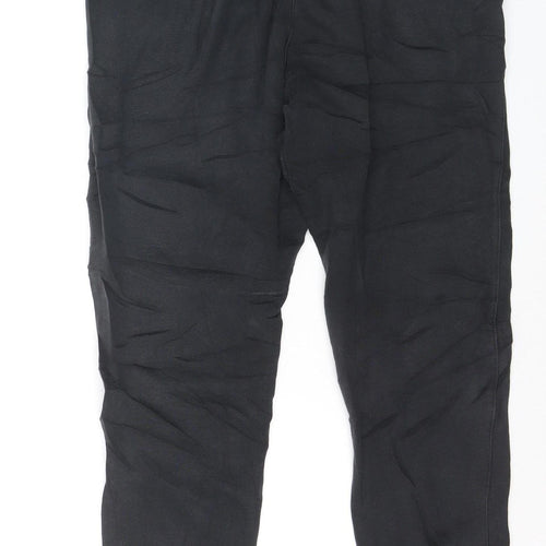 Nike Men's Black Medium Jogger Sweatpants with Drawstring Waist